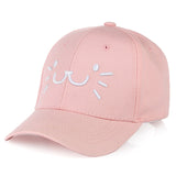 Cat Embroidery Women Baseball Cap Travel Sunscreen Female Bone Casquette Hats Summer Ladies Snapback Caps Women's Accessories