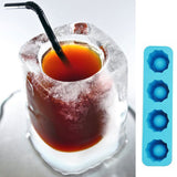 2017 Ice Cube Tray Mold Makes Shot Glasses Ice Mould Novelty Gifts Ice Tray Summer Drinking Tool Ice Shot Glass Mold D0093