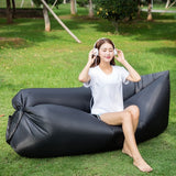 Two Styles Air Sleeping Bag Hangout Inflatable Hammock Air Bed Customized Portable Outdoor Sun Lounger 240*70cm Drop Shipping