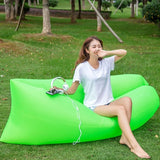 Two Styles Air Sleeping Bag Hangout Inflatable Hammock Air Bed Customized Portable Outdoor Sun Lounger 240*70cm Drop Shipping