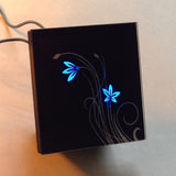 Wall Switch ON OFF Control Smart Touch Switch 2Gang 2Way AC110V-265V Light Switch White Crystal Glass Panel Switch Home Switch