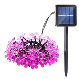 Solar String Lights 50 Led Blossom Flower Fairy Light Christmas Lights for Outdoor LED Garland Patio Party Wedding Decoration