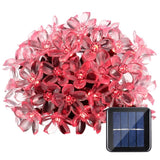 Solar String Lights 50 Led Blossom Flower Fairy Light Christmas Lights for Outdoor LED Garland Patio Party Wedding Decoration