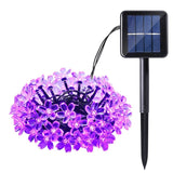 Solar String Lights 50 Led Blossom Flower Fairy Light Christmas Lights for Outdoor LED Garland Patio Party Wedding Decoration