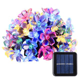 Solar String Lights 50 Led Blossom Flower Fairy Light Christmas Lights for Outdoor LED Garland Patio Party Wedding Decoration
