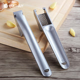 WORTHBUY Aluminum Alloy Garlic Presses Convenient Split Crusher Ginger Garlic Chopper Kitchen Fruit Vegetable Tools