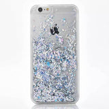 LOVECOM Dynamic Liquid Glitter Colorful Paillette Sand Quicksand Hard Back Cover Phone Case For iPhone 4S 5 5C 5S SE 6 6S 7 Plus