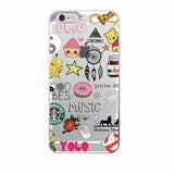 Food Fruit Coffee Pineapple Lemon Banana Cactus Strawberry Sushi Phone Case fundas For Samsung Galaxy J5 A3 A5 S5 S6 S7 edge