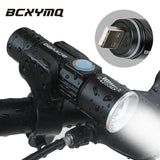 2000 Lumen USB Rechargeable Bicycle Light MTB Bike Light Zoom Flashlight Waterproof Built-in Battery Bicycle Accessories