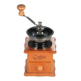 Homgeek Mini Wooden Manual Coffee Bean Grinder Burr Spice Mill for Home Kitchen Appliances