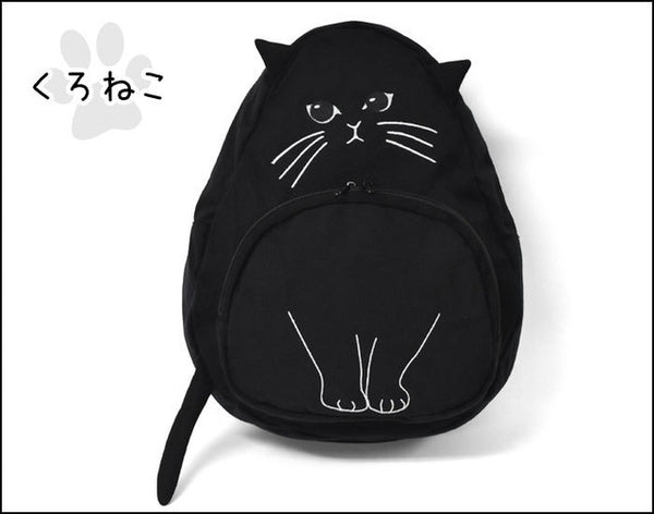 sac a dos Ears Cute Cat Japan Women Backpacks for Teenage Girl School Bag Mochila Gato Animal Print Fashion Canvas Bagpack 435