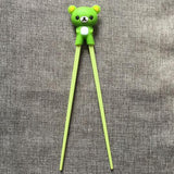 1 Pair Multi Color Cute Bear Panda Cat Minions Learning Training Chopsticks For Kids Children Chinese Chopstick Learner Gifts