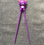 1 Pair Multi Color Cute Bear Panda Cat Minions Learning Training Chopsticks For Kids Children Chinese Chopstick Learner Gifts