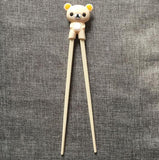 1 Pair Multi Color Cute Bear Panda Cat Minions Learning Training Chopsticks For Kids Children Chinese Chopstick Learner Gifts