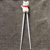 1 Pair Multi Color Cute Bear Panda Cat Minions Learning Training Chopsticks For Kids Children Chinese Chopstick Learner Gifts