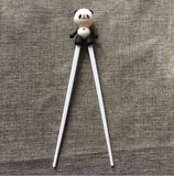 1 Pair Multi Color Cute Bear Panda Cat Minions Learning Training Chopsticks For Kids Children Chinese Chopstick Learner Gifts