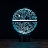 Star Wars Acrylic Table lamp 7 Colors Changing Desk Lamp 3D Lamp Novelty Led Night Light Millennium Falcon LED Light lampara Kid