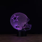 Star Wars Acrylic Table lamp 7 Colors Changing Desk Lamp 3D Lamp Novelty Led Night Light Millennium Falcon LED Light lampara Kid