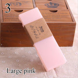 Cute Kawaii Transparent PP Plastic Pencil Case Lovely Pen Box For Kids Gift Office School Supplies Materials Free Shipping 700