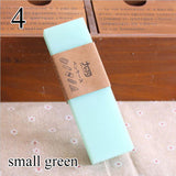 Cute Kawaii Transparent PP Plastic Pencil Case Lovely Pen Box For Kids Gift Office School Supplies Materials Free Shipping 700