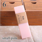 Cute Kawaii Transparent PP Plastic Pencil Case Lovely Pen Box For Kids Gift Office School Supplies Materials Free Shipping 700