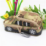 pencil case vehicle pen pouch bag with combination lock for boys Double zipper camouflage Canvas large cute school Pencil box