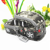 pencil case vehicle pen pouch bag with combination lock for boys Double zipper camouflage Canvas large cute school Pencil box