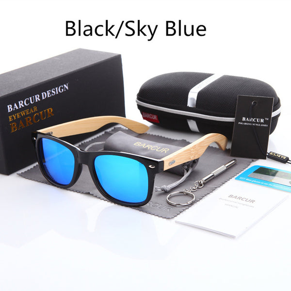 2017 New Bamboo Polarized Sunglasses Men Polarized Wooden Sun glasses Women Brand Original Wood Glasses Oculos de sol masculino