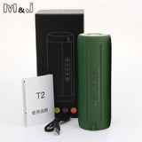 M&J Wireless Best Bluetooth Speaker Waterproof Portable Outdoor Mini Column Box Loudspeaker Speaker Design for iPhone Xiaomi