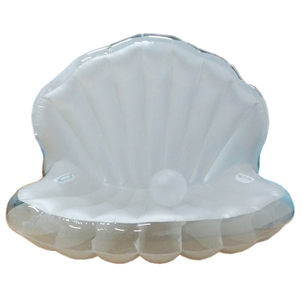 Keangel Adults Giant Pool Float Pearl Scallops Inflatable Shell Floating Mattress Lounger Pearl Ball Floating Beach Chair