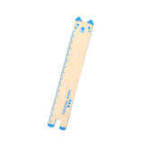 4PCS 15cm Kawaii Cartoon Animal Wood Ruler Measuring Drafting Straight Rulers Tool Promotional Gift Stationery