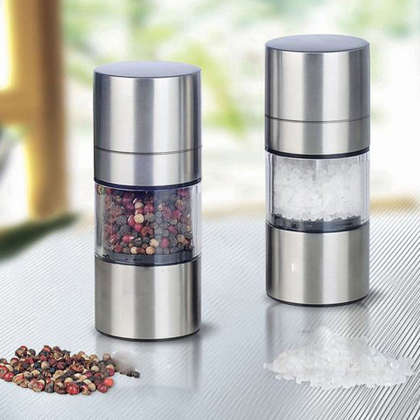Stainless Steel Manual Salt Pepper Mill Grinder Seasoning Muller Pepper Mill moedor de pimenta Kitchen Cooking Tools