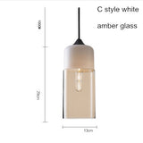 Industrial Glass Globe Shade Pendant Light Factory Fixture Modern Kitchen Opening Hanging Lamp for Living Dining Room Bar