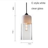 Industrial Glass Globe Shade Pendant Light Factory Fixture Modern Kitchen Opening Hanging Lamp for Living Dining Room Bar