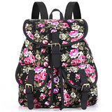 Sansarya New 2017 School Bag Bohemian Vintage Women Backpack Drawstring Printing Canvas Bagpack Sac a Dos Femme Rucksack Female