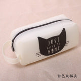 pencil case cat estuches school girl Kawaii Silica gel school pencilcase estuche estojo escolar papeleria trousse scolaire stylo