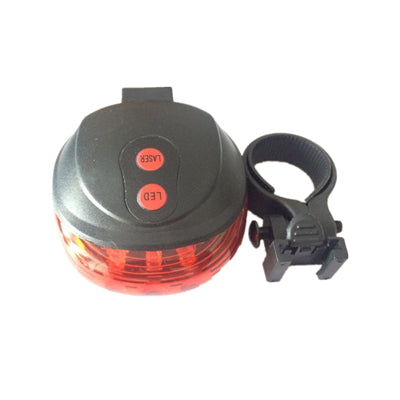 5 LED Light 2 Lasers Night Mountain Bike Tail Light MTB Safety Warning Bicycle Rear Light Lamp Bycicle Light Bike Accessories