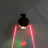 5 LED Light 2 Lasers Night Mountain Bike Tail Light MTB Safety Warning Bicycle Rear Light Lamp Bycicle Light Bike Accessories