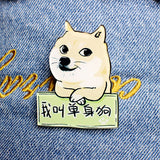 2017 New Acrylic Brooches Pins Figure Simpson Fruit cartoon jewelry cute dog cat Broche shirt enamel pin