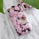 SoCouple For iphone 5s 5 SE 6 6s 6/7plus Flower Granite Scrub Marble Stone image Painted Silicone Phone Case For iphone 7 case