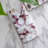 SoCouple For iphone 5s 5 SE 6 6s 6/7plus Flower Granite Scrub Marble Stone image Painted Silicone Phone Case For iphone 7 case