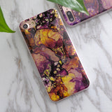 SoCouple For iphone 5s 5 SE 6 6s 6/7plus Flower Granite Scrub Marble Stone image Painted Silicone Phone Case For iphone 7 case