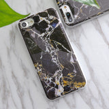 SoCouple For iphone 5s 5 SE 6 6s 6/7plus Flower Granite Scrub Marble Stone image Painted Silicone Phone Case For iphone 7 case
