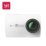 YI 4K Action Camera White Mini Sports Camera 2.19"LCD Screen Ambarella 12MP CMOS EIS Wifi 155 degree International Version Model