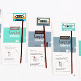 3PCS Mini Novelty Long Tail Magnet Labels Indexes Paper Bookmark Magnetic Bookmarks Clip School Office Supply Gift Stationery