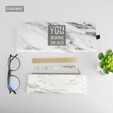 Never Marble Metal Magnet Pen Pencil Bag Brass Ruler Stationeries Set Gift Stationery For Girls Busines Office & School Supplies
