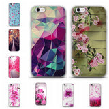 For Iphone 5 SE Case silicone soft Ultra Thin Cover For iphone 5s luxury 3D Flower Shell For iPhone 5 Phone Case Soft TPU Covers