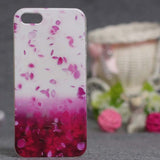 For Iphone 5 SE Case silicone soft Ultra Thin Cover For iphone 5s luxury 3D Flower Shell For iPhone 5 Phone Case Soft TPU Covers