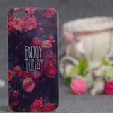 For Iphone 5 SE Case silicone soft Ultra Thin Cover For iphone 5s luxury 3D Flower Shell For iPhone 5 Phone Case Soft TPU Covers