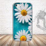 For Iphone 5 SE Case silicone soft Ultra Thin Cover For iphone 5s luxury 3D Flower Shell For iPhone 5 Phone Case Soft TPU Covers